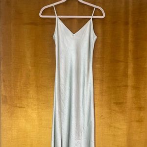 Aritzia Wilfred Only Midi Slip Dress Size XS in Sage Green.